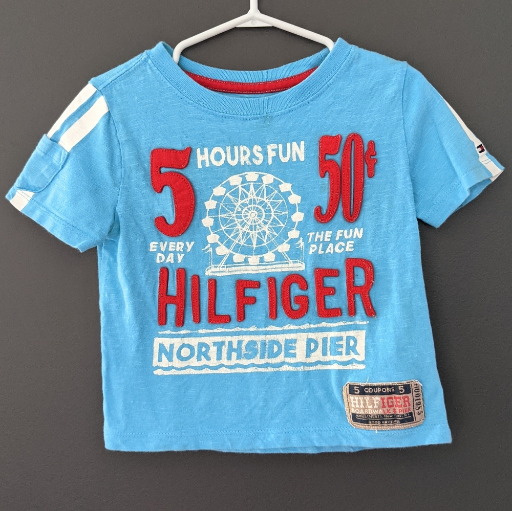 Tommy Hilfiger light blue short sleeved t-shirt